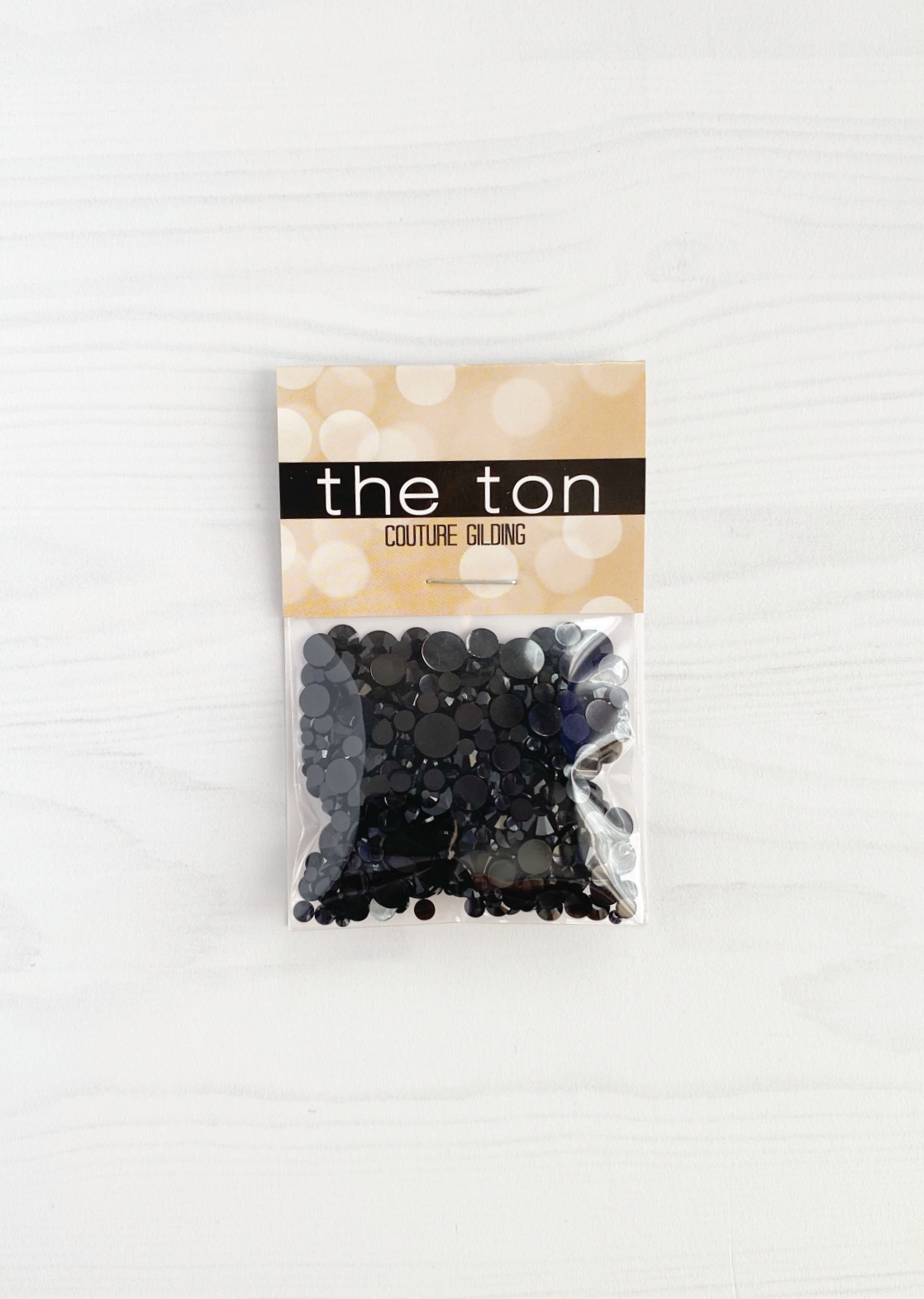 Rhinestones Mixed - Glossy Black Opaque