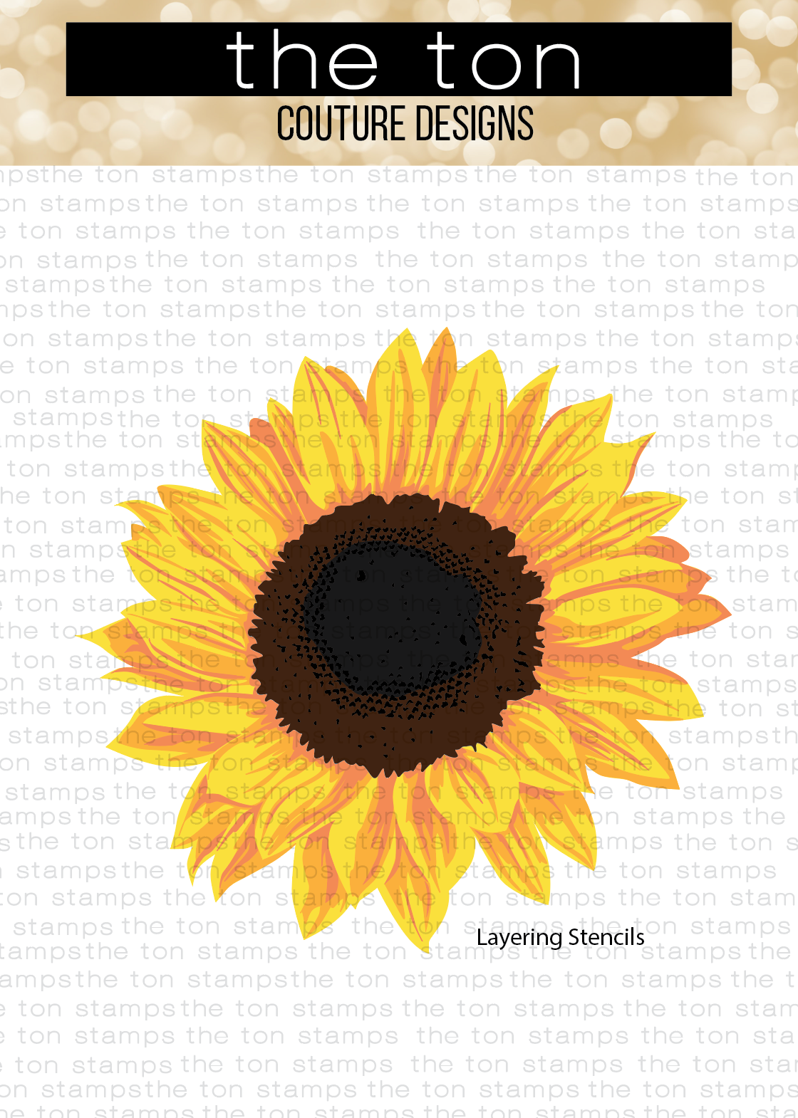 Jumbo Sunflower Layering Stencils