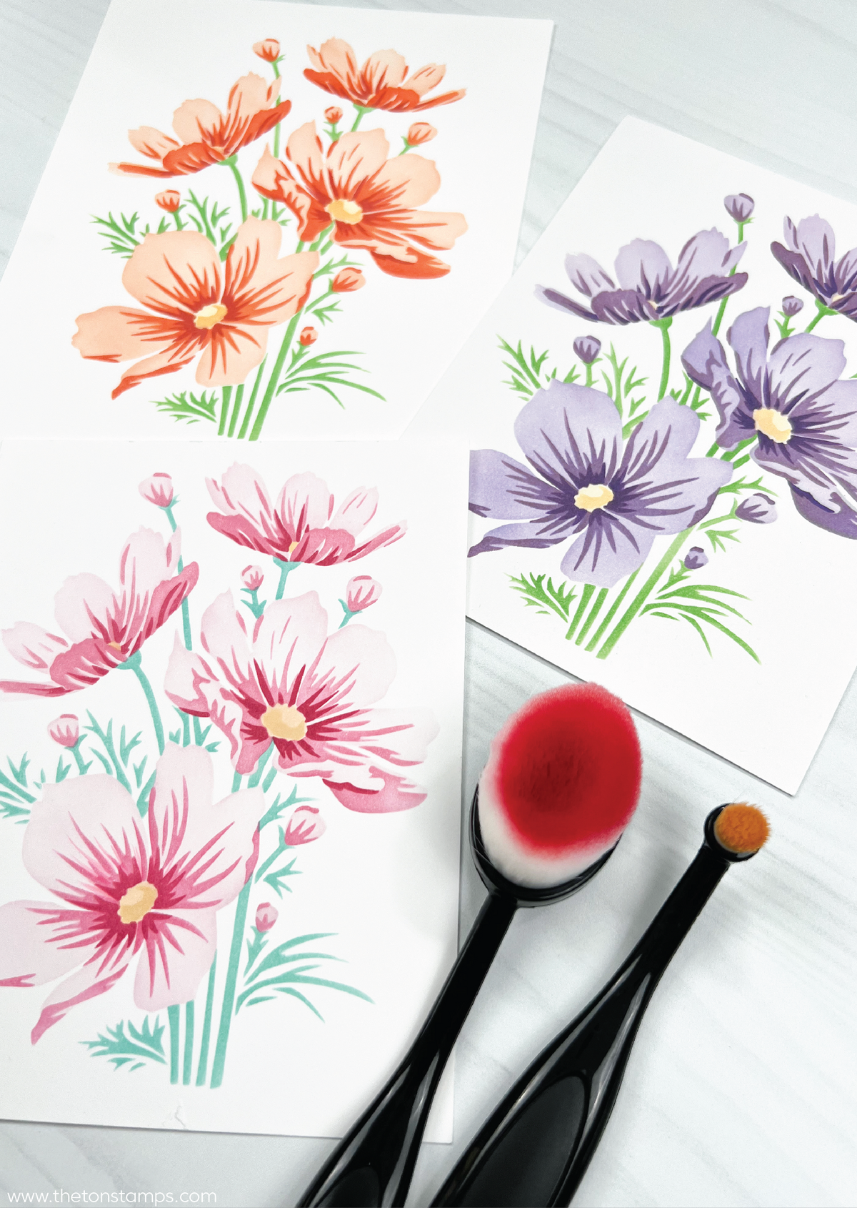 Climbing Cosmos Layering Stencils