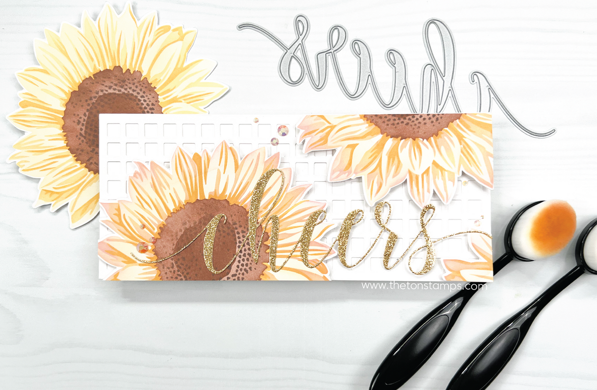 Jumbo Sunflower Layering Stencils