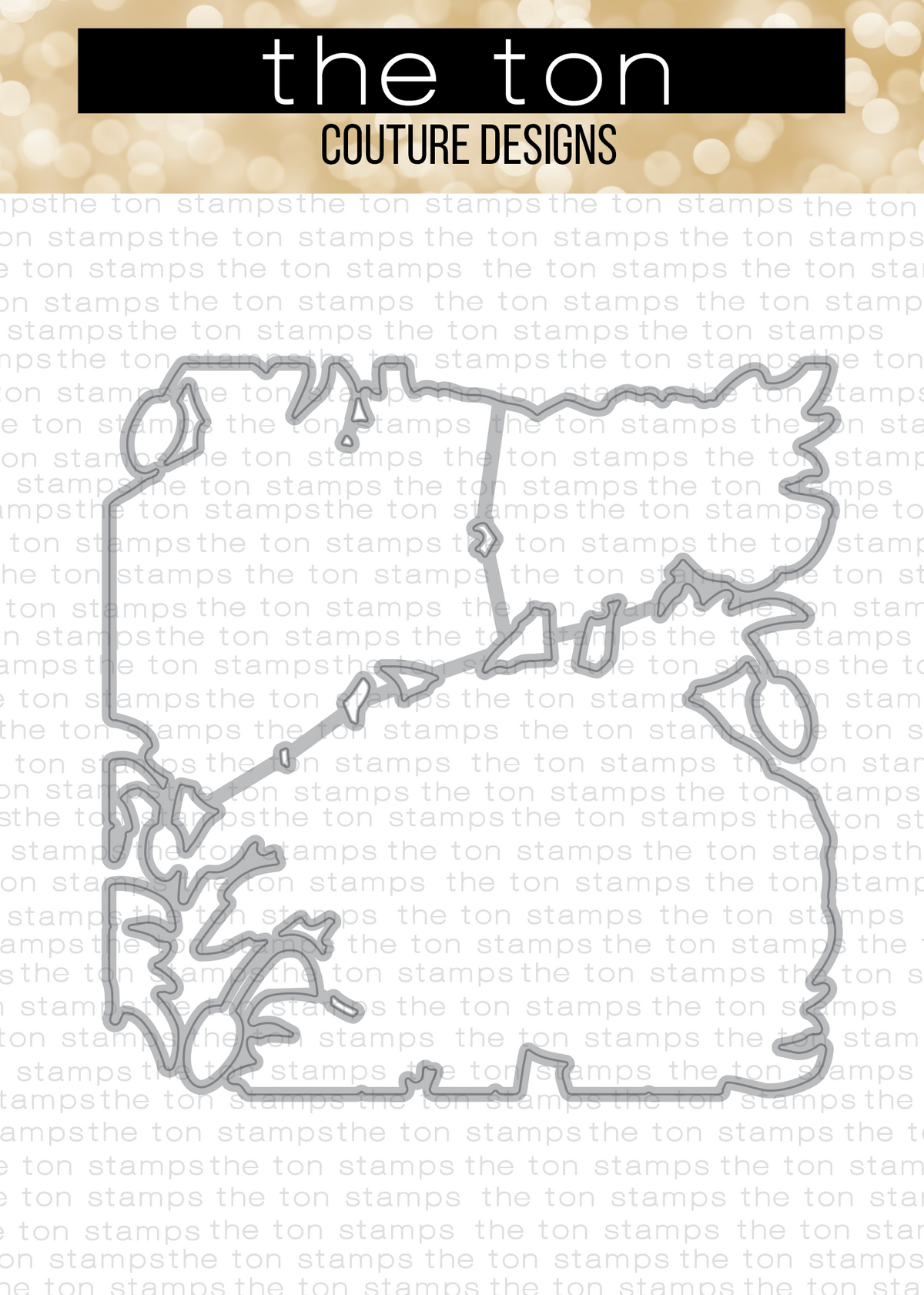 Gleaming Poppies Stencils Coordinating Die
