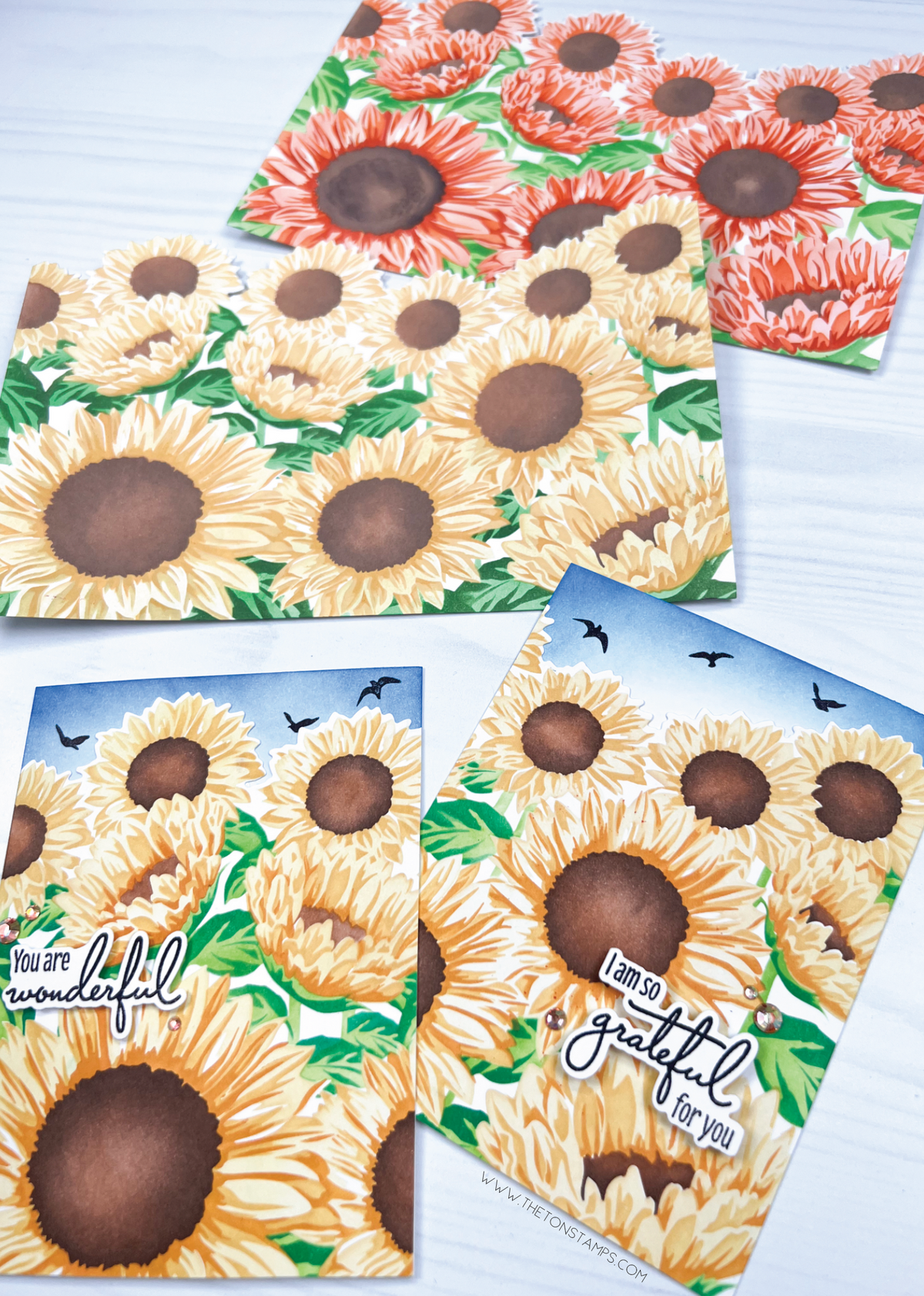 Sunflower Fields Layering Stencils