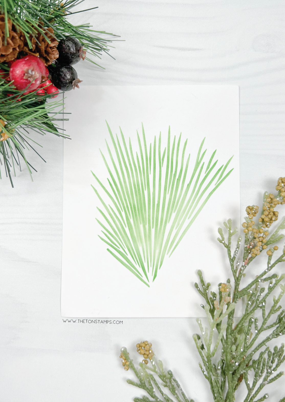 Pine Stencil