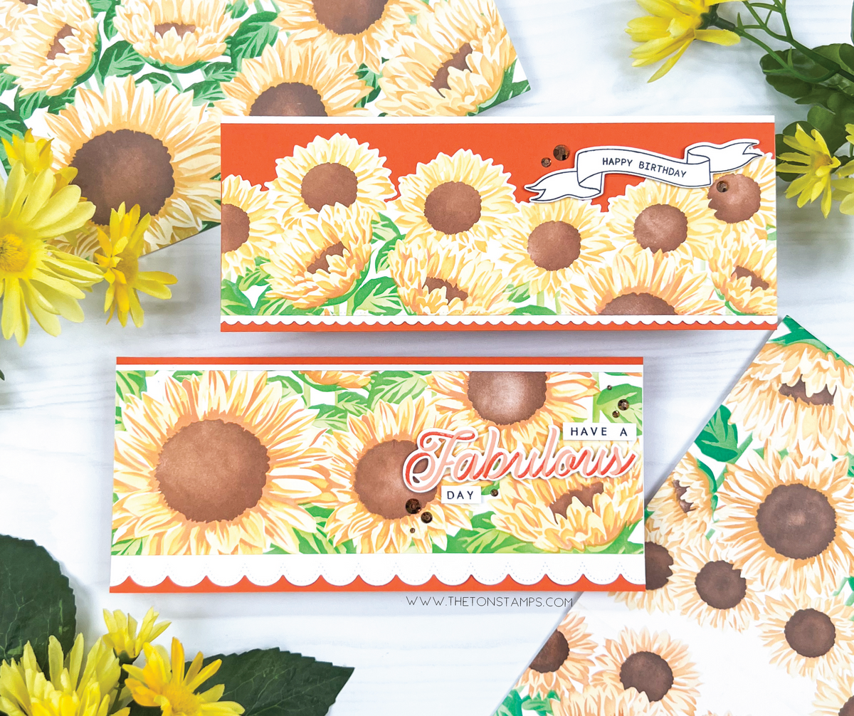 Sunflower Fields Layering Stencils