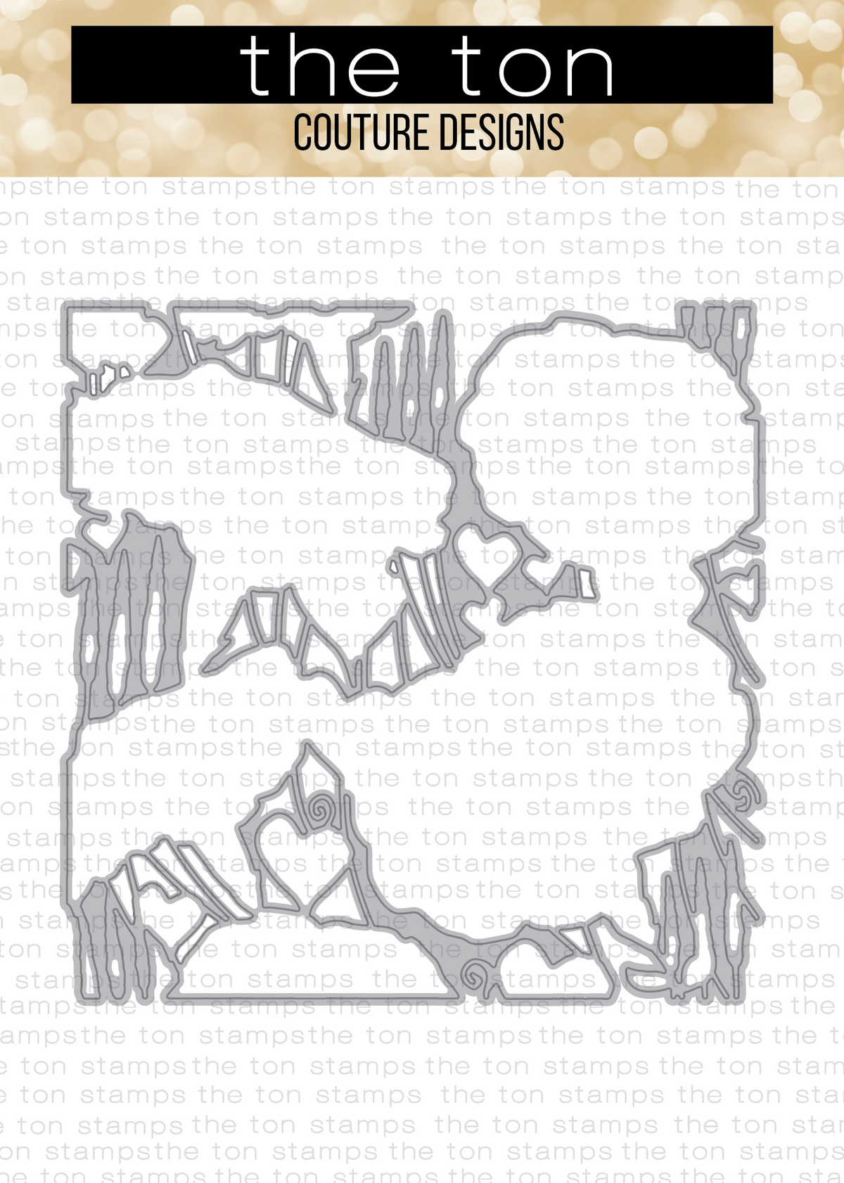 Poised Morning Glories Stencils Coordinating Die