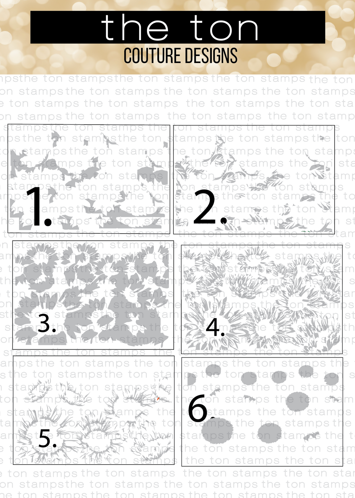 Sunflower Fields Layering Stencils