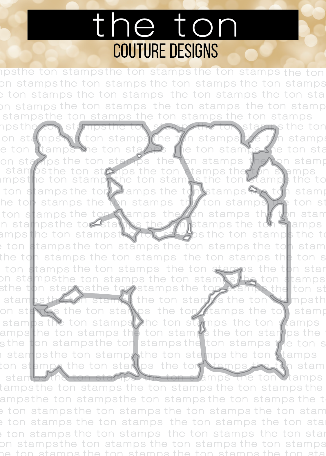 Pretty Pansies Background Stencils Coordinating Die