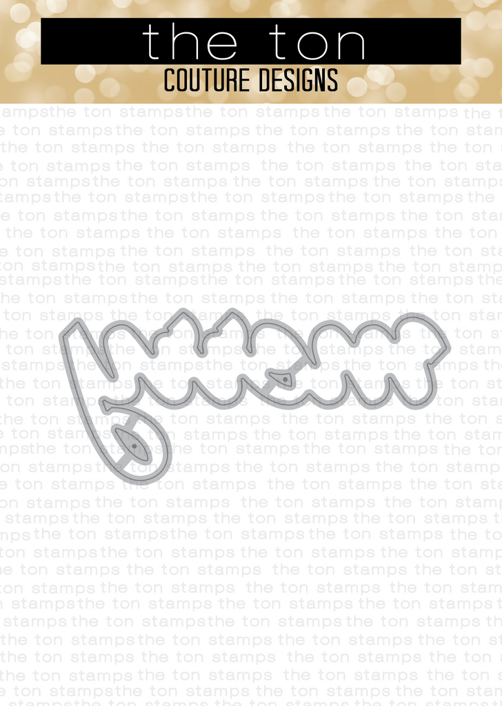 Ribbons Merry Coordinating Die
