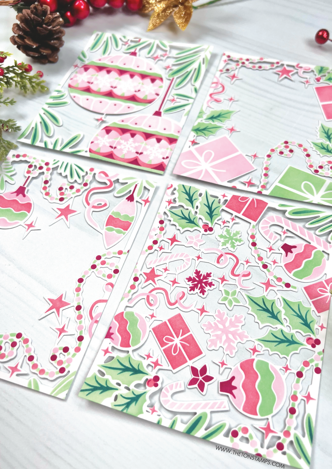 Jolly Season Large Stencils