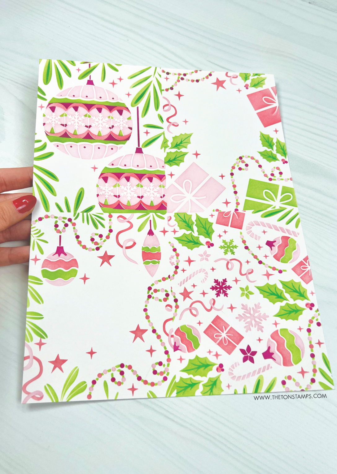 Jolly Season Large Stencils