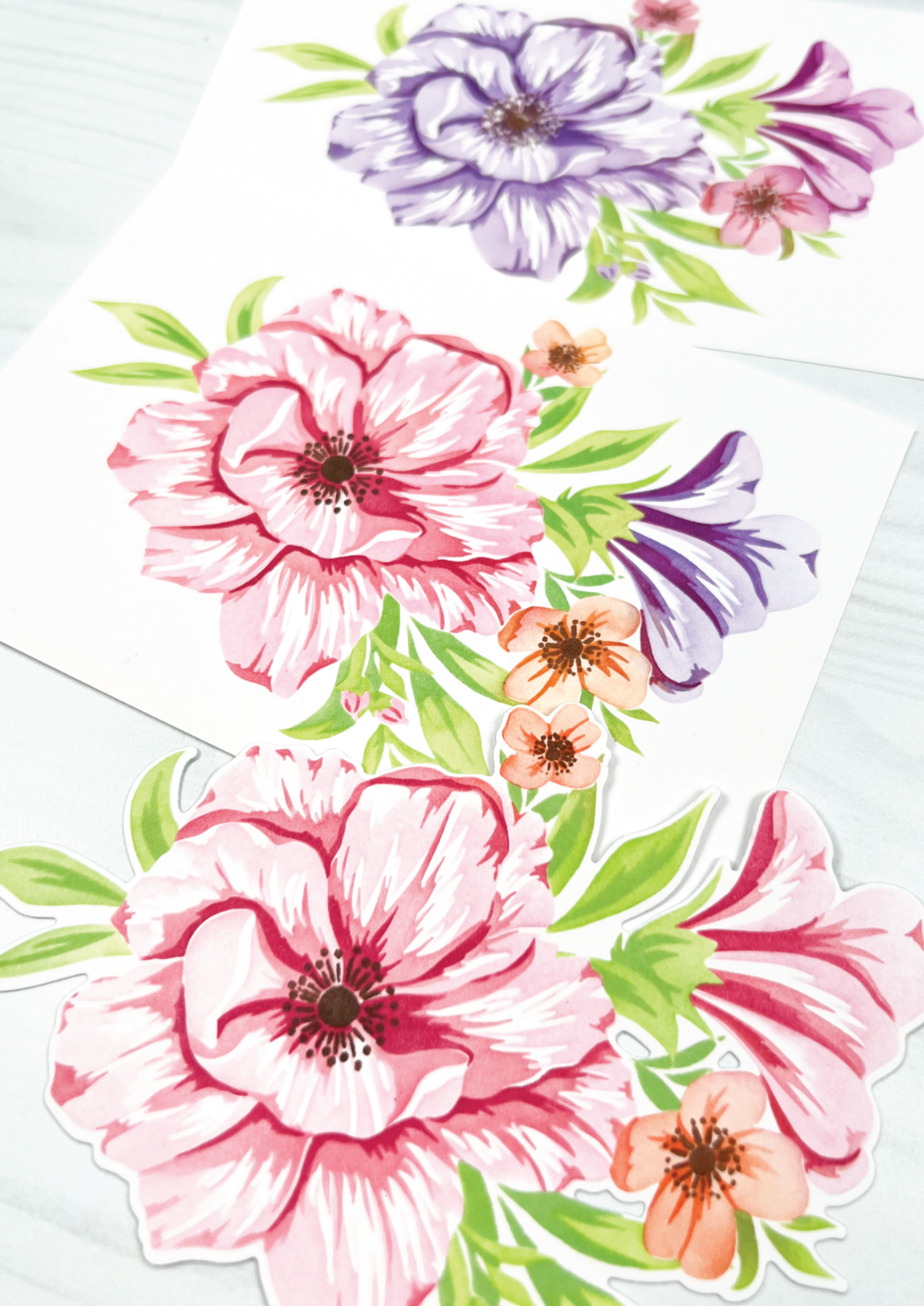 Sweet Bouquet Layering Stencils