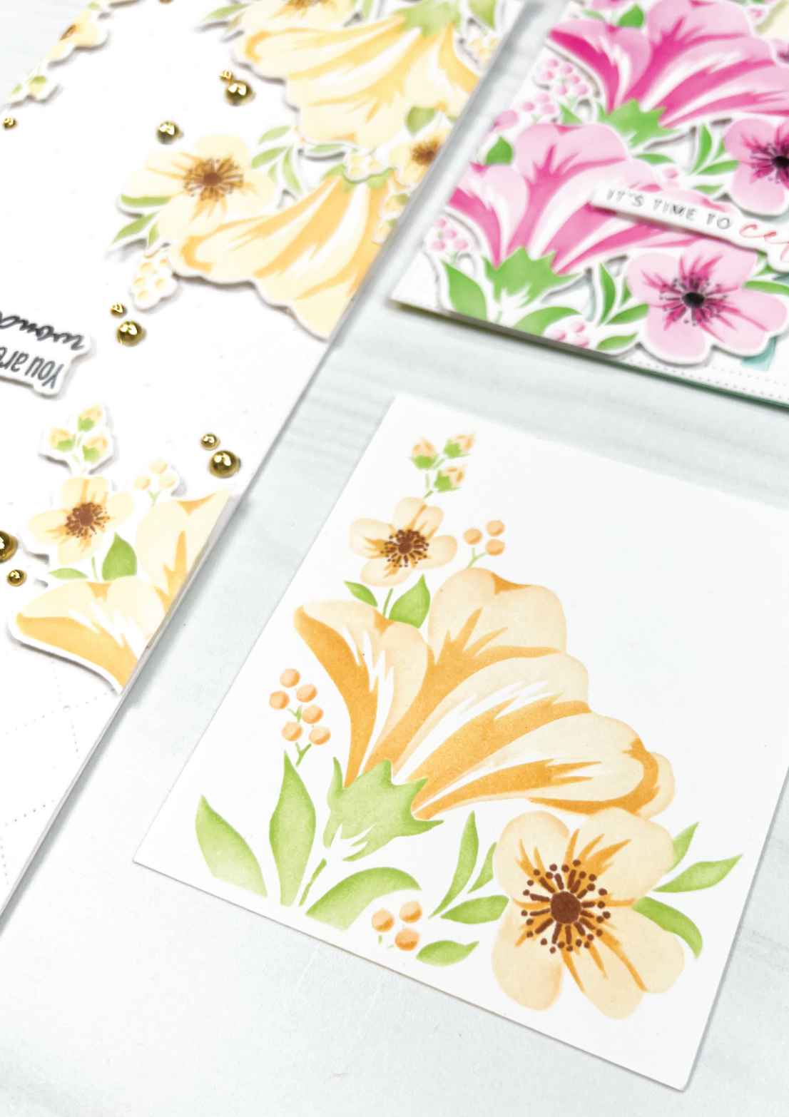 Wild Spray Layering Stencils