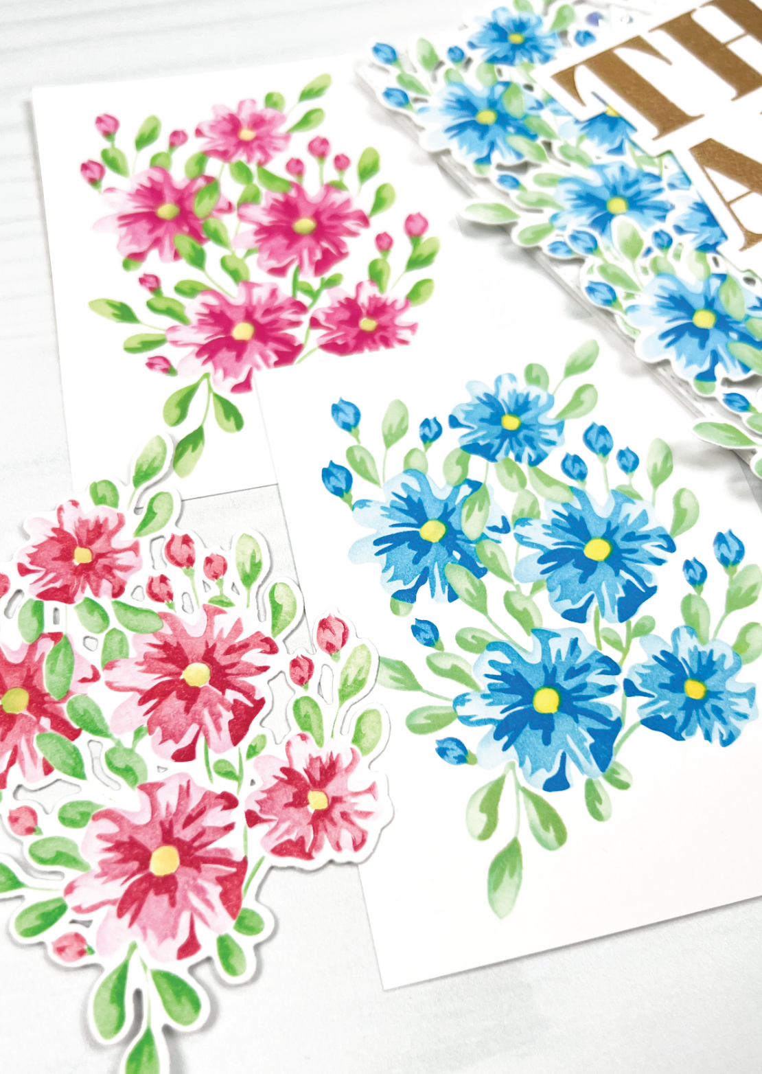 Posy Bouquet Layering Stencils