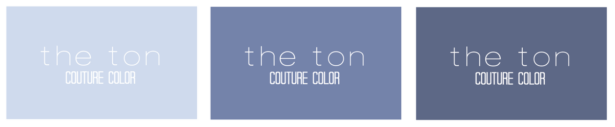 Couture Color - Dusty Blues Collection