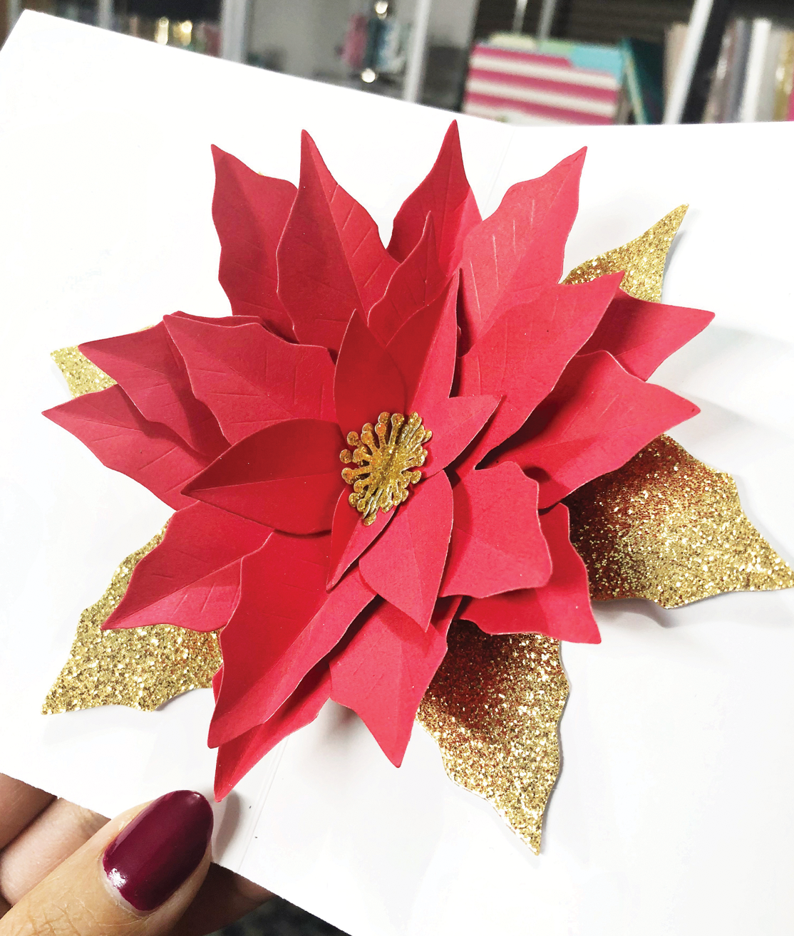 Pop-Up Poinsettia Standalone Dies