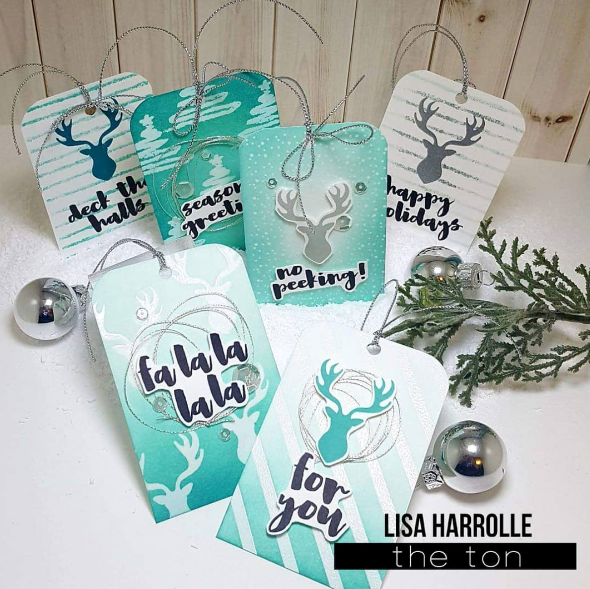 Holiday Chic Tags Stamp Set