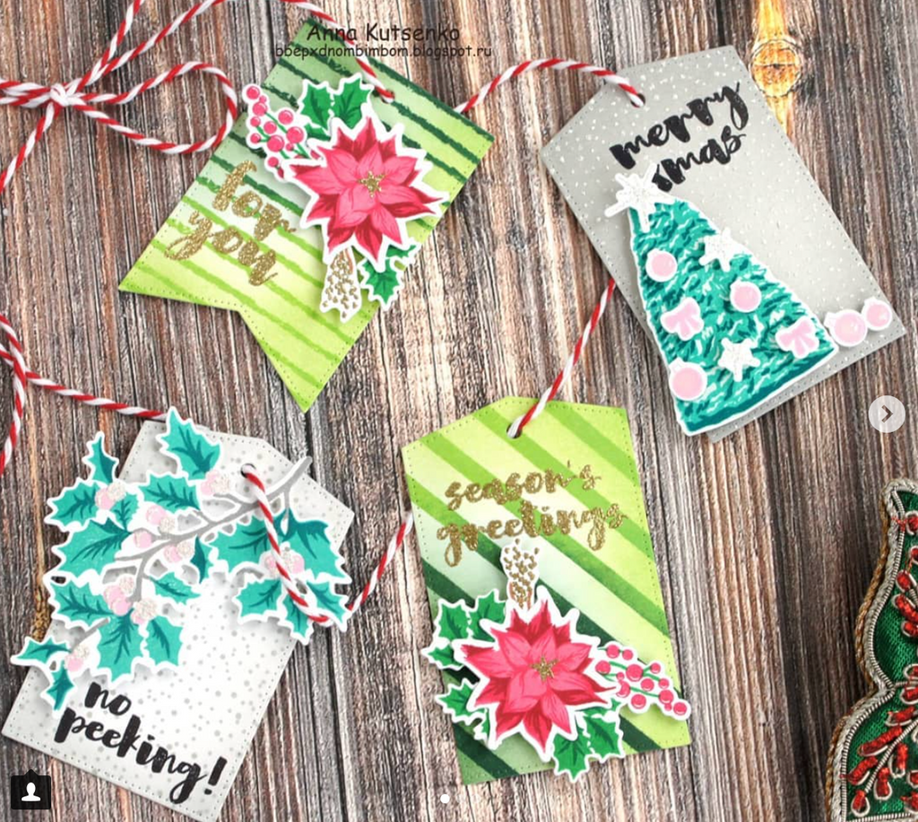 Holiday Chic Tags Stamp Set