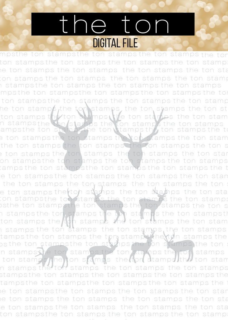 Deer Bundle SVG Cut File Set