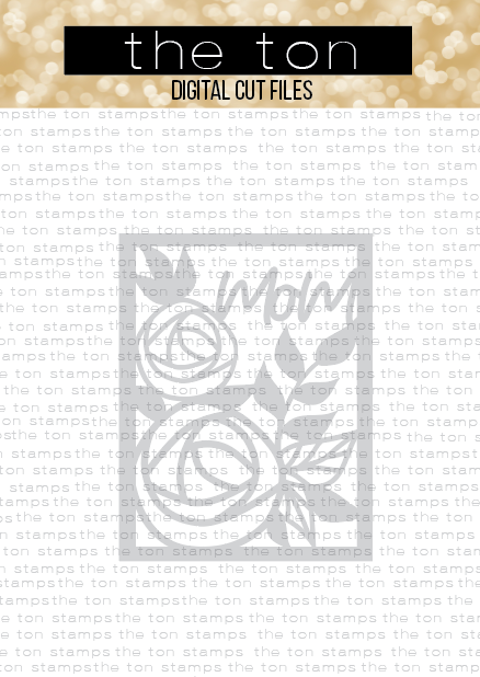 Floral Mom Coverplate SVG Cut File