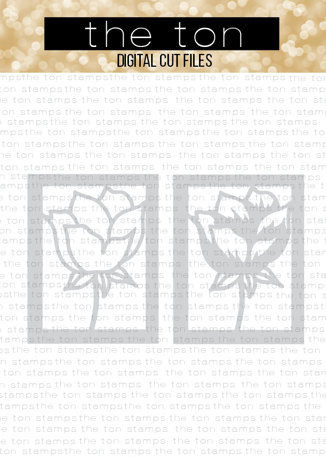 Floral Bud Layering Coverplates SVG Cut File