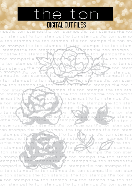 Single Layered Peony SVG Cut File