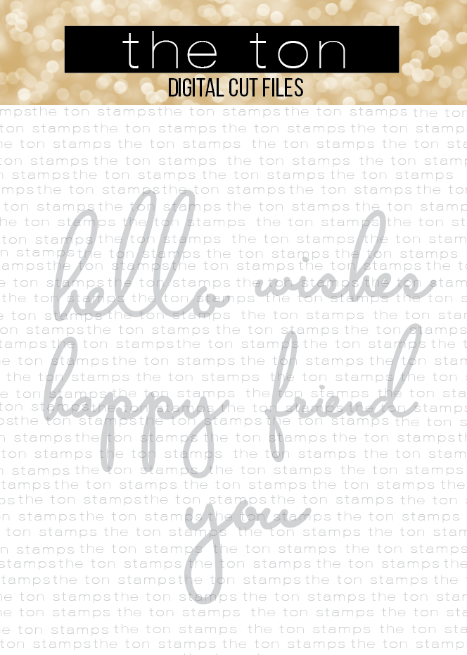 Mod Scripty Sentiments SVG Cut File