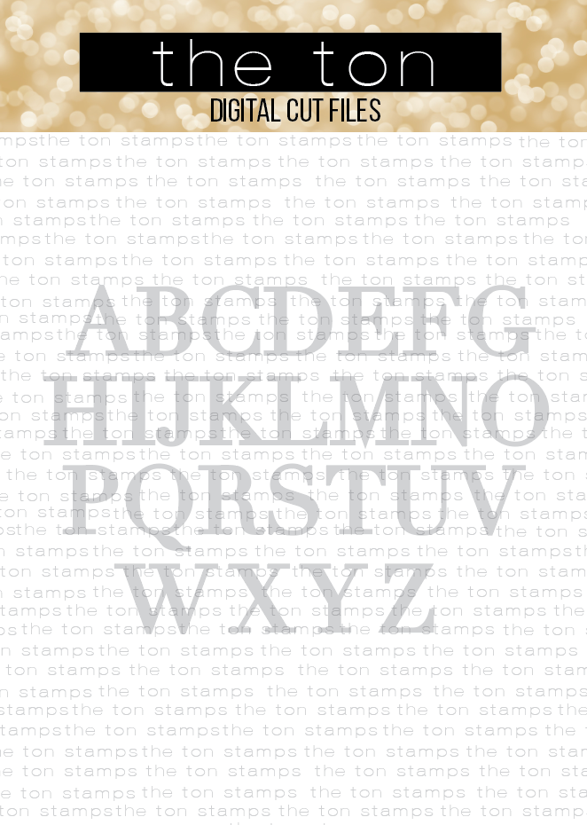 Classic Alpha (Upper Caps) SVG Cut File