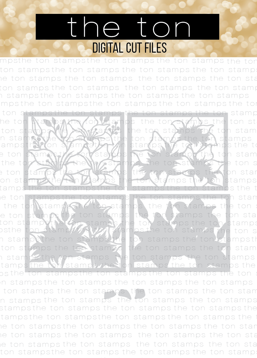 Lily Trio Layering Coverplates SVG Cut File