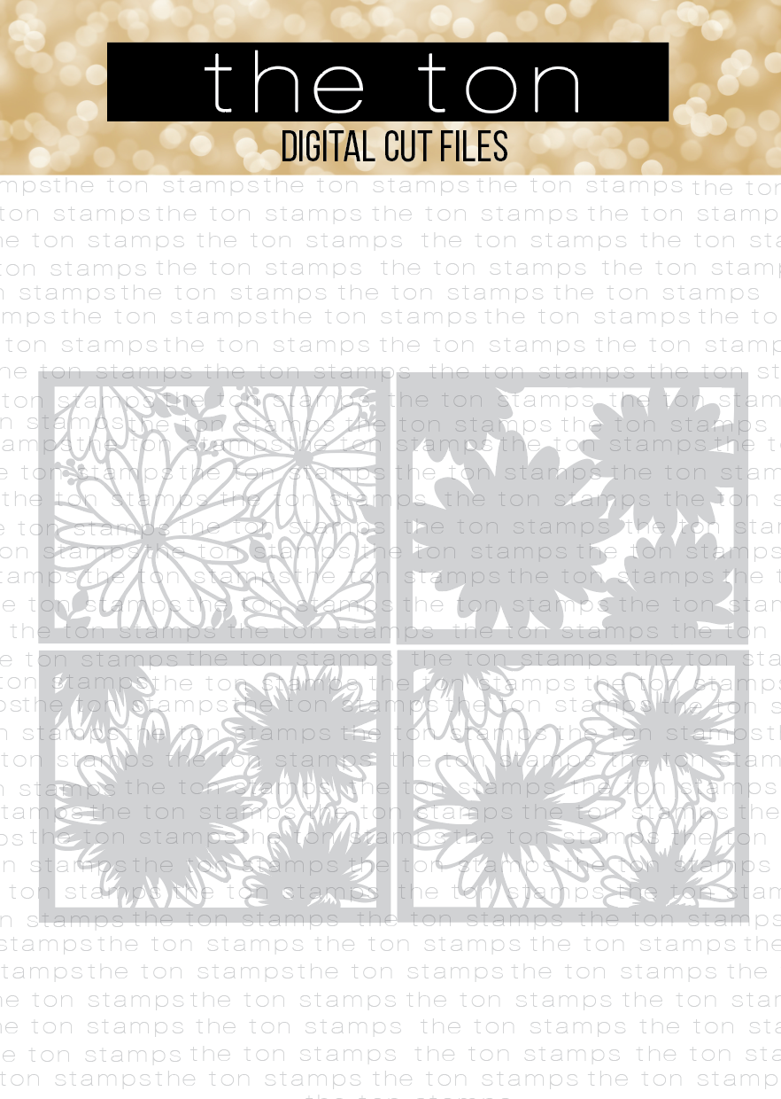 Daisy Layering Coverplates SVG Cut File