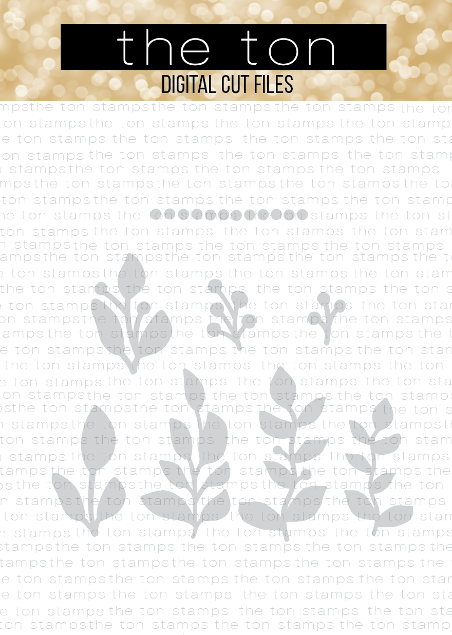 Loose Foliage SVG Cut File