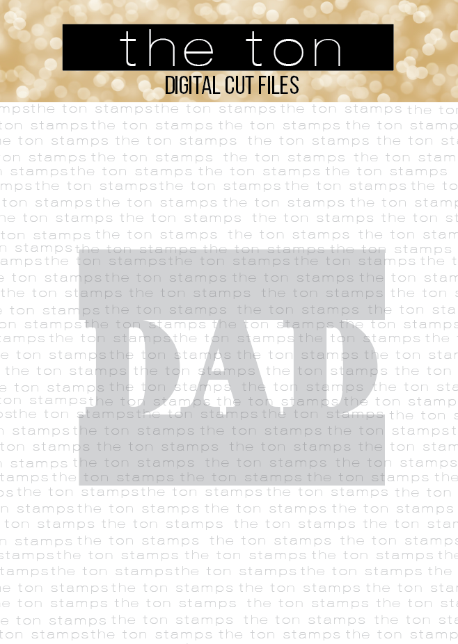 Classic Dad Semi Coverplate SVG Cut File