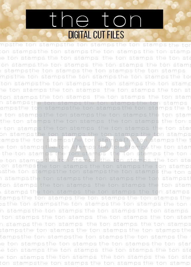 Mod Happy Semi Coverplate SVG Cut File