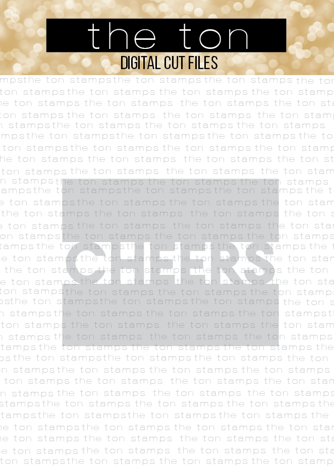Mod Cheers Semi Coverplate SVG Cut File