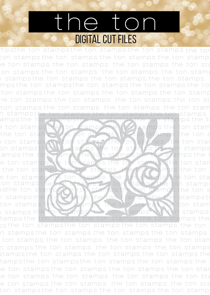 Fancy Florals Coverplate SVG Cut File