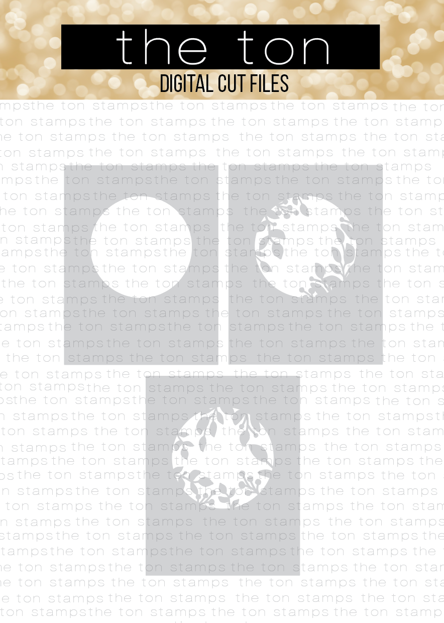 Layering Coverplates - Round Foliage SVG Cut File