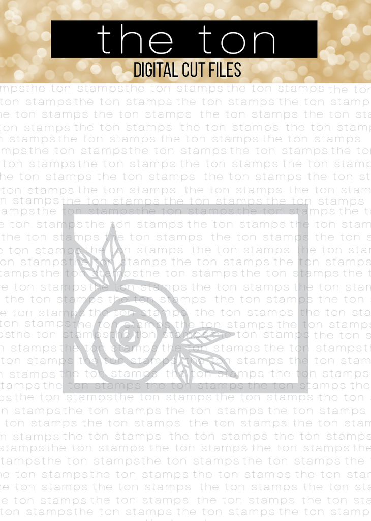 Single Rose Coverplate SVG Cut File