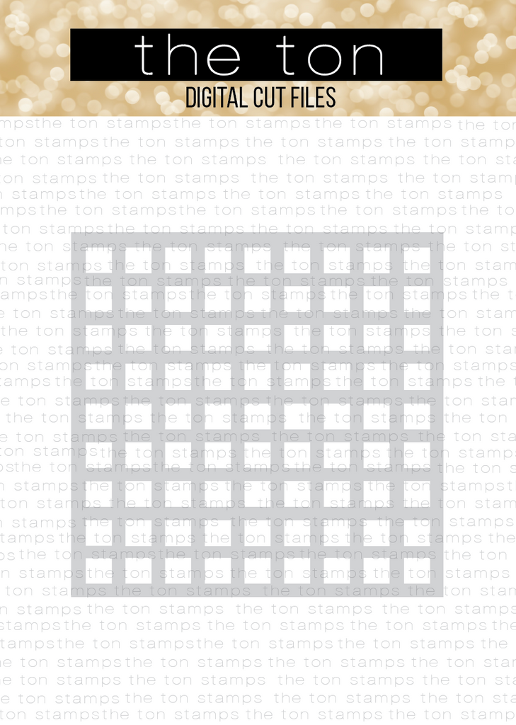 Grid (Medium) Stencil SVG Cut File