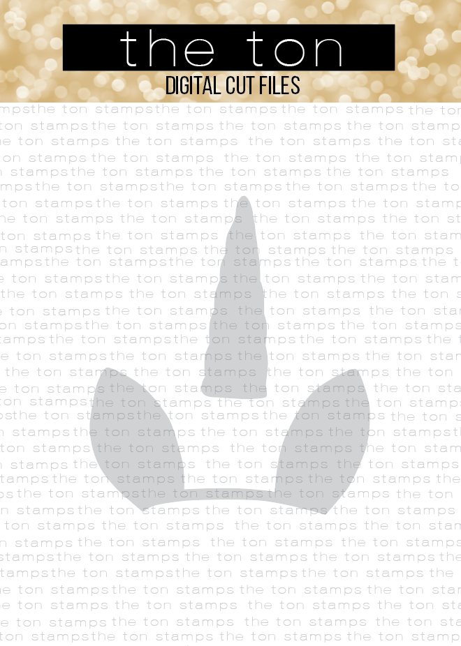 Lavish Unicorn Ears and Horn Dies Coordinating Cut File