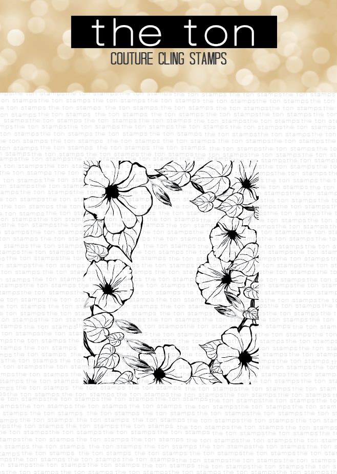 Morning Glory Border Cling Background