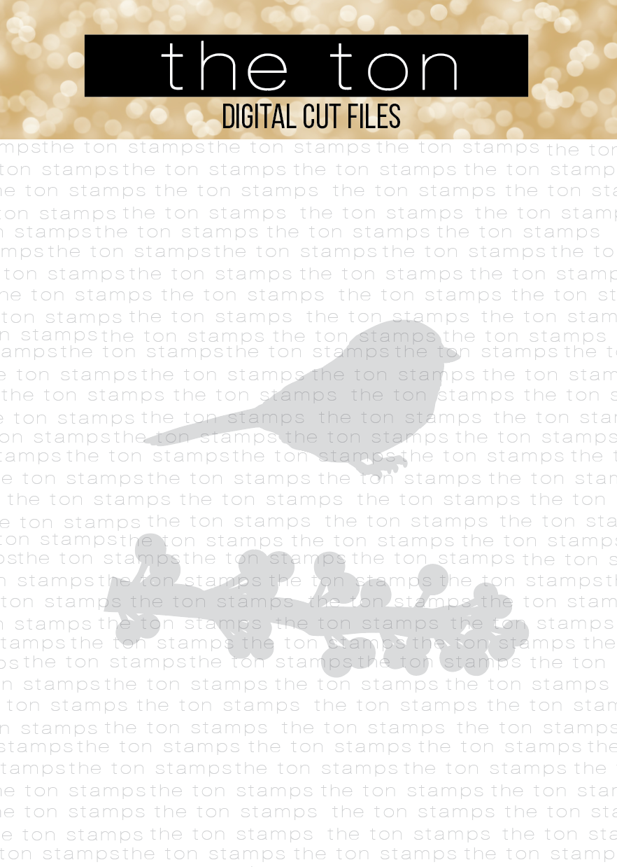 Winter Chickadee SVG Coordinating Cut File