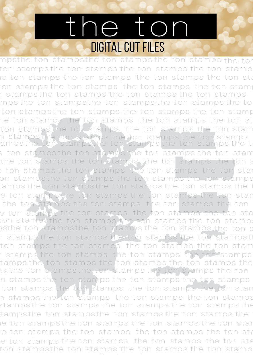 Coming Up Morning Glories SVG Coordinating Cut File