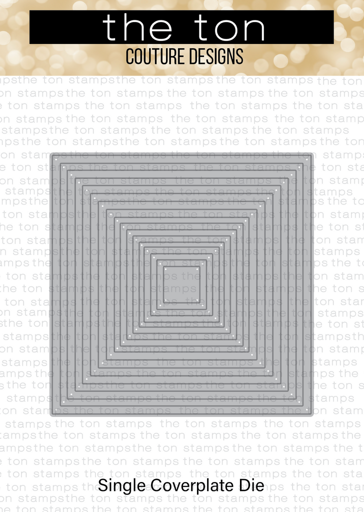 Square Frame Die Square Frames Slim Borders Coverplate Die | The Ton
