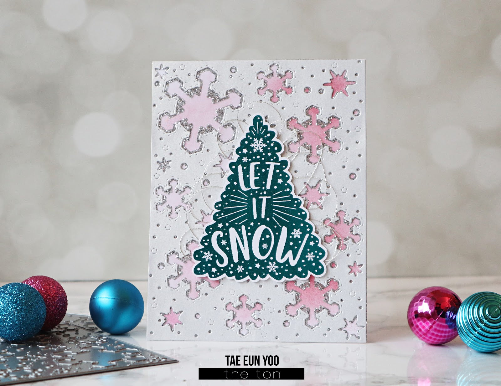 Adhesive Glitter Paper - Glossy Fine Silver (2 sizes available)