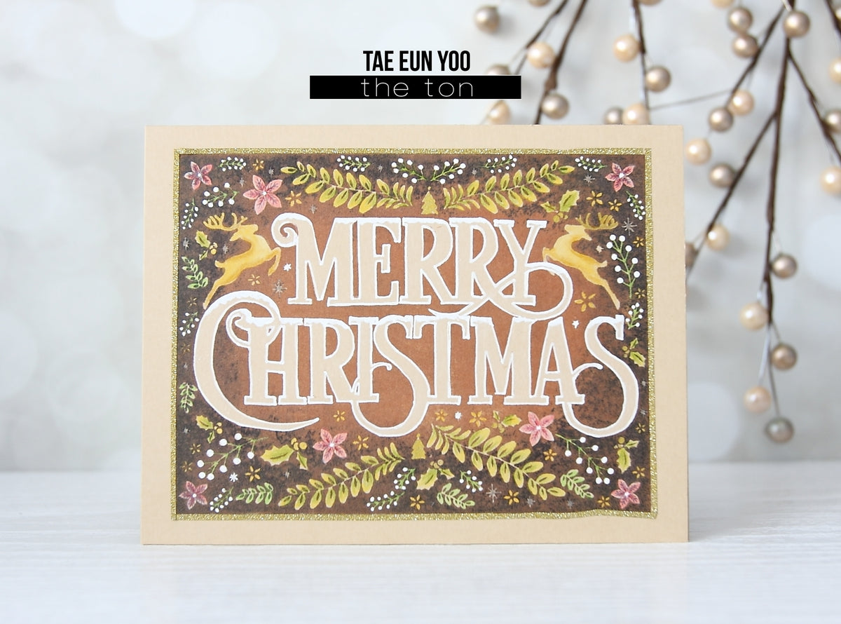 Vintage Christmas Block