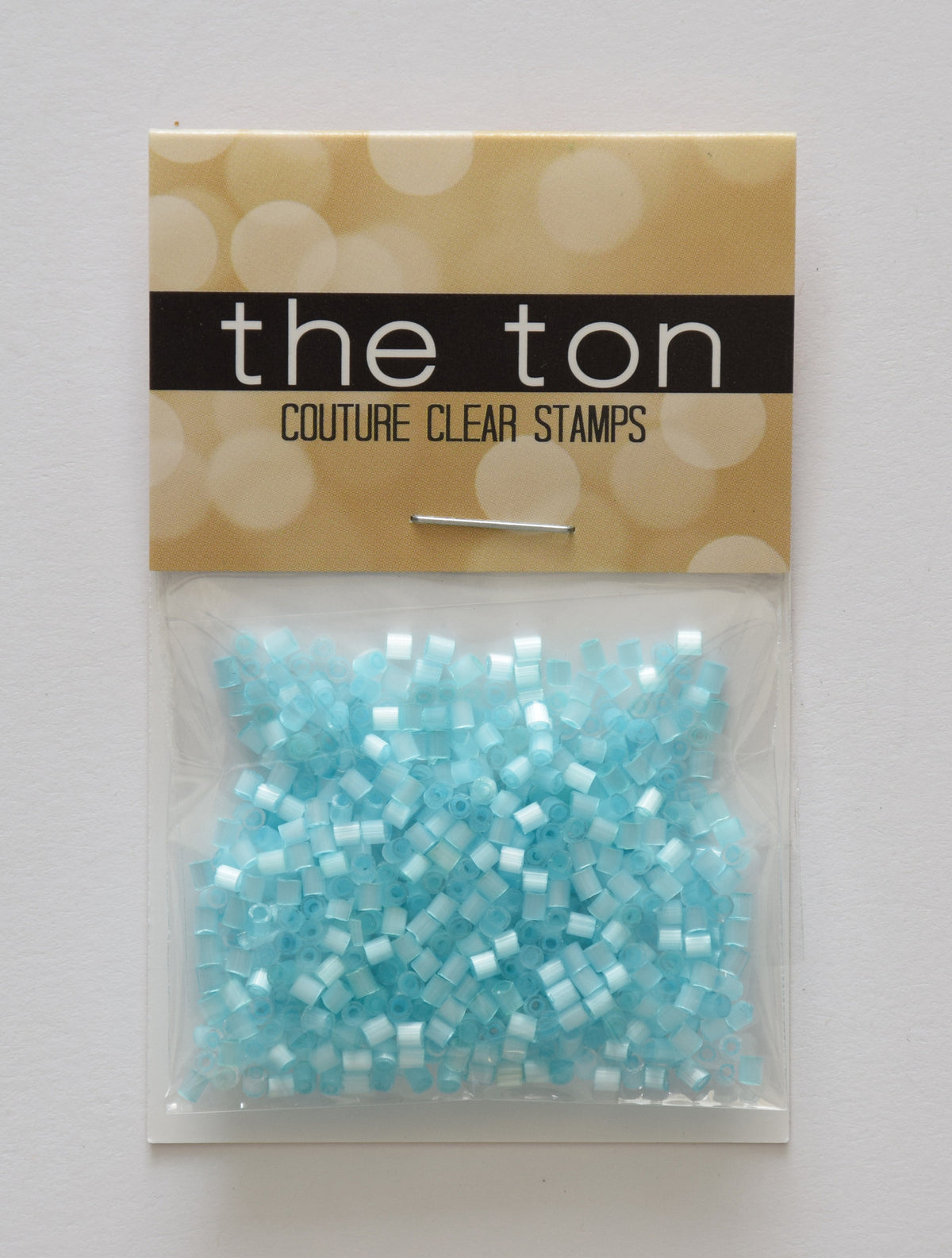 Aqua Satin Beads