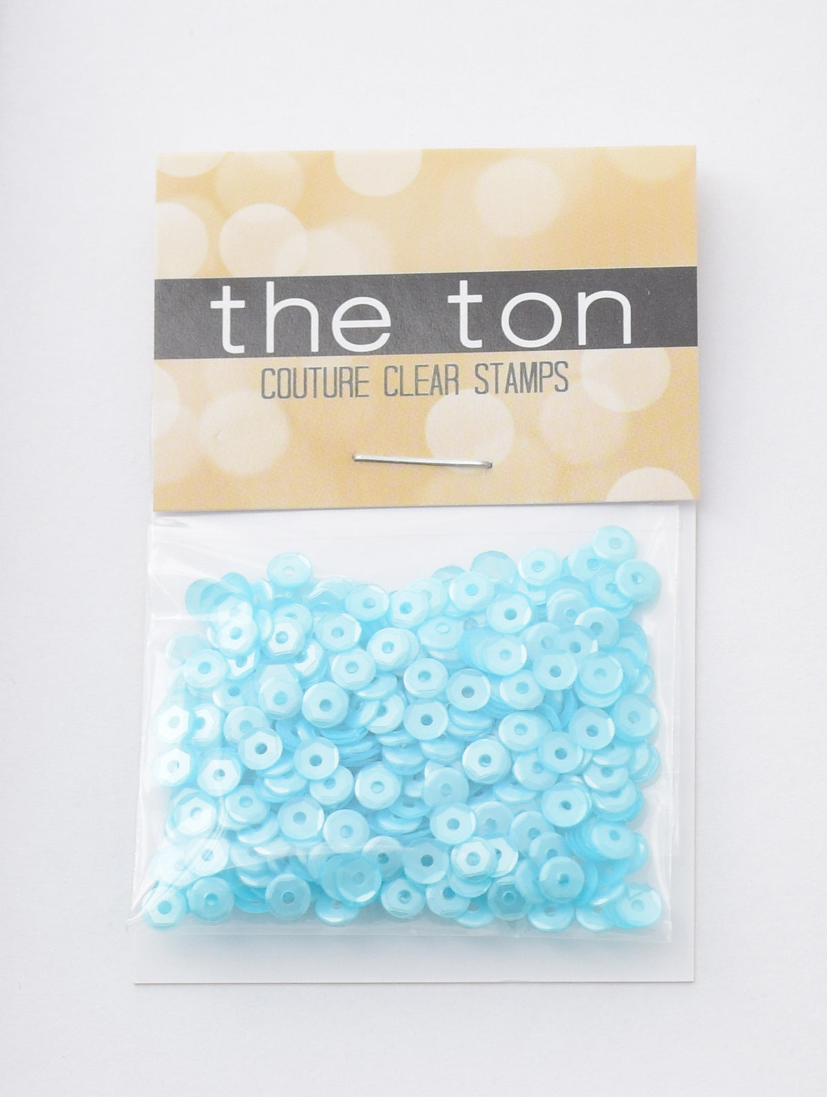 Bermuda Blue Sequins - 10, 8, 6, 5, 4mm, Mixed