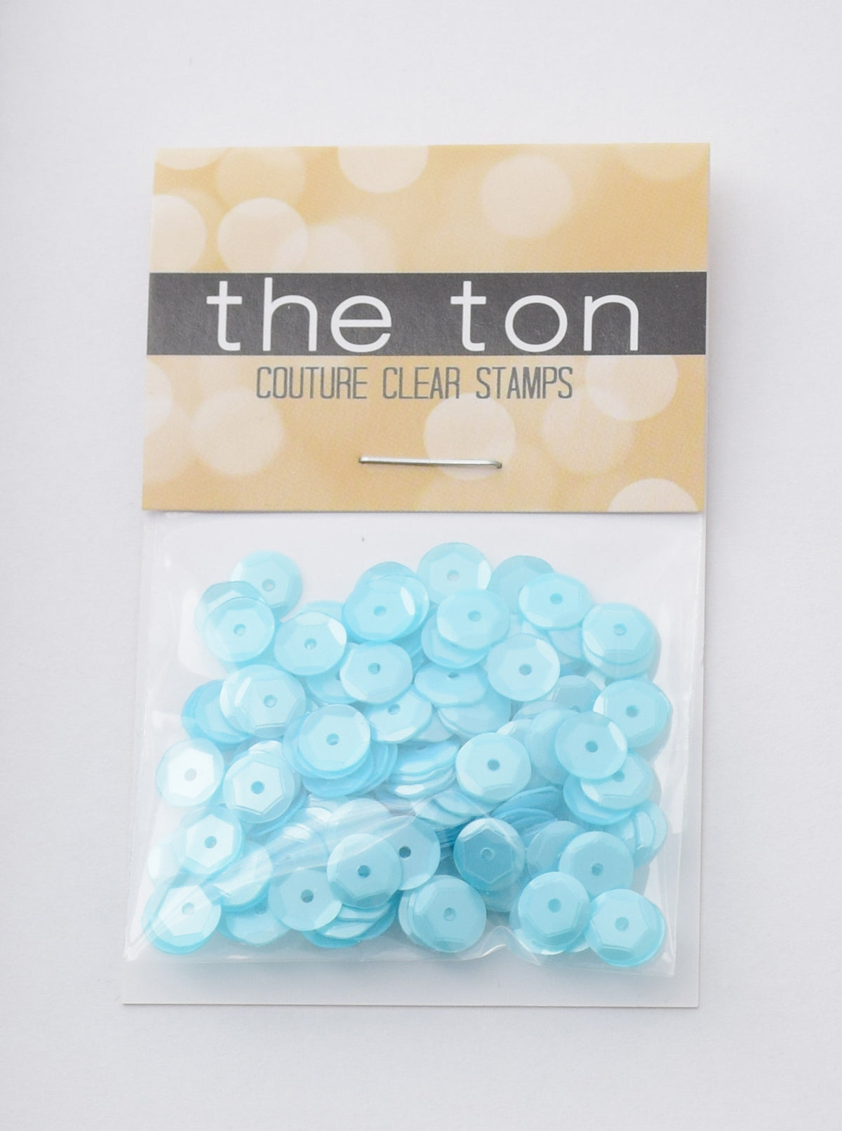 Bermuda Blue Sequins - 10, 8, 6, 5, 4mm, Mixed