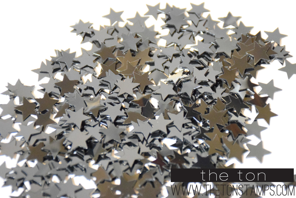 Star Confetti - Black