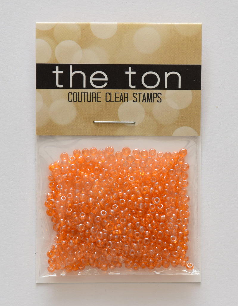 Burnt Orange Seed Beads - Main Image
