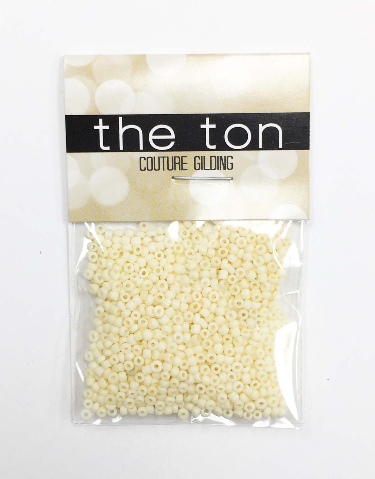 Buttercream Matte Seed Beads